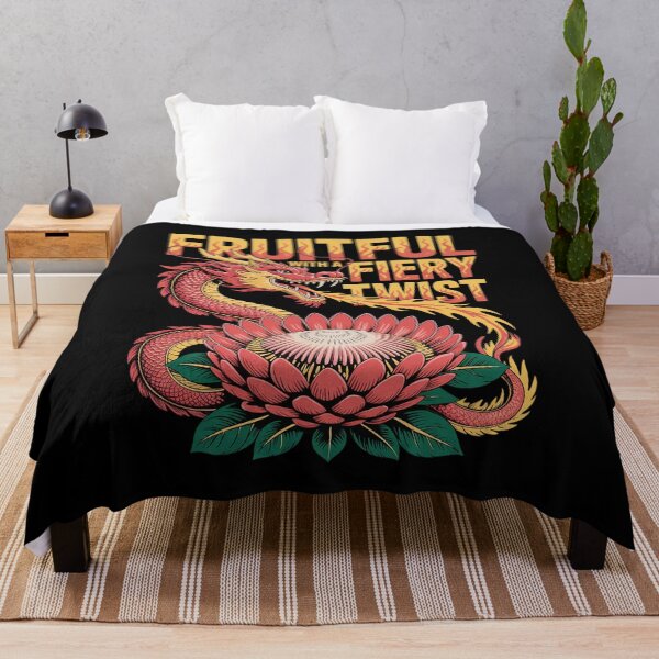 Item preview, Fiery Twist Fruit Pitaya Lover Tropical Exotic Diet Humor designed and sold by JulienAureo.