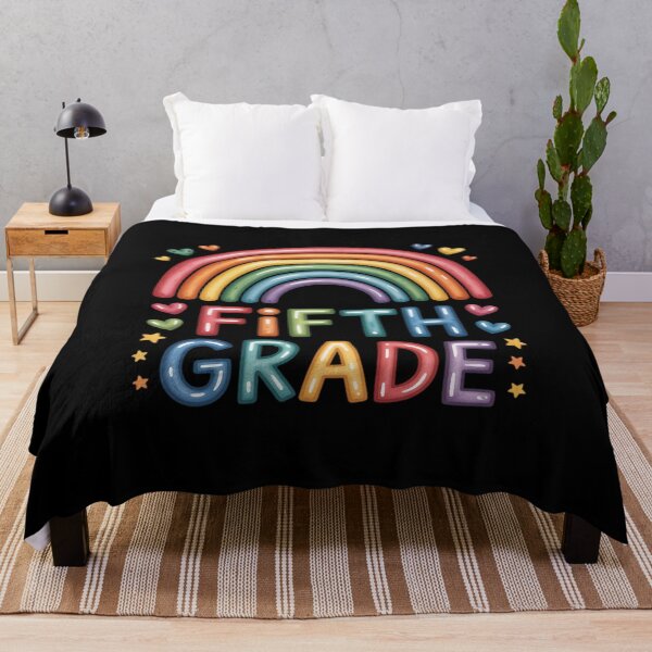 Item preview, FIFTH GRADE Back to School Rainbow designed and sold by JulienAureo.