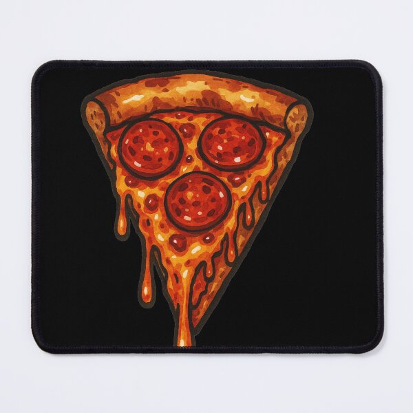 Item preview, Cozy Food Lust – Gooey Pepperoni Pizza Slice – Gift for Late Night Snacker – Bold Marker Art • Cheesy Melt Style designed and sold by JacobKAurumhead.