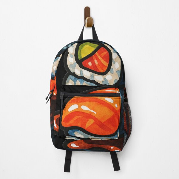 Item preview, Cozy Food Lust – Salmon Nigiri & Maki Stack – Gift for Sushi Lover – Bold Marker Art • Soft Umami Style designed and sold by JacobKAurumhead.