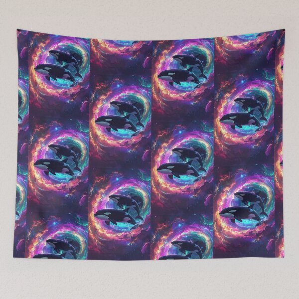 Item preview, Cosmic Orca Voyage designed and sold by PEACELOVERSART.