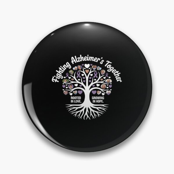 Item preview, Fighting Alzheimer Together Brain Memory Tree Root Awareness designed and sold by JulienAureo.