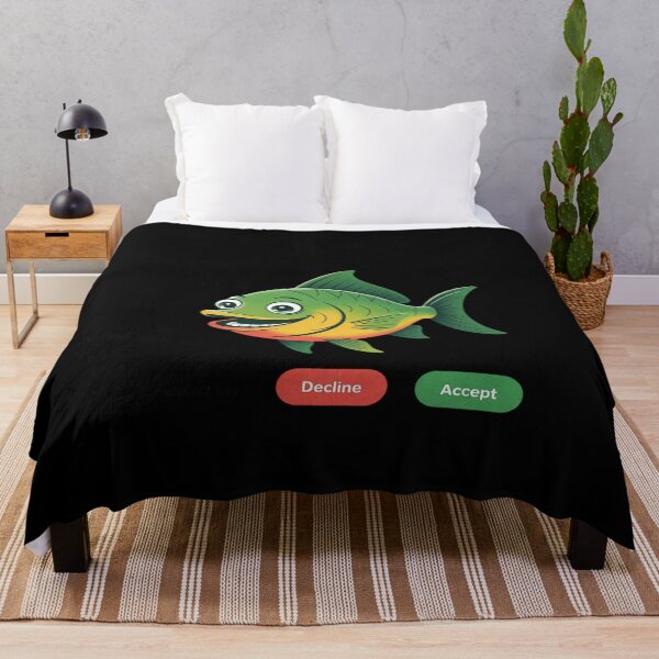 Item preview, Fih Calling Decline Accept Funny Fishing Phone Call Fish designed and sold by JulienAureo.