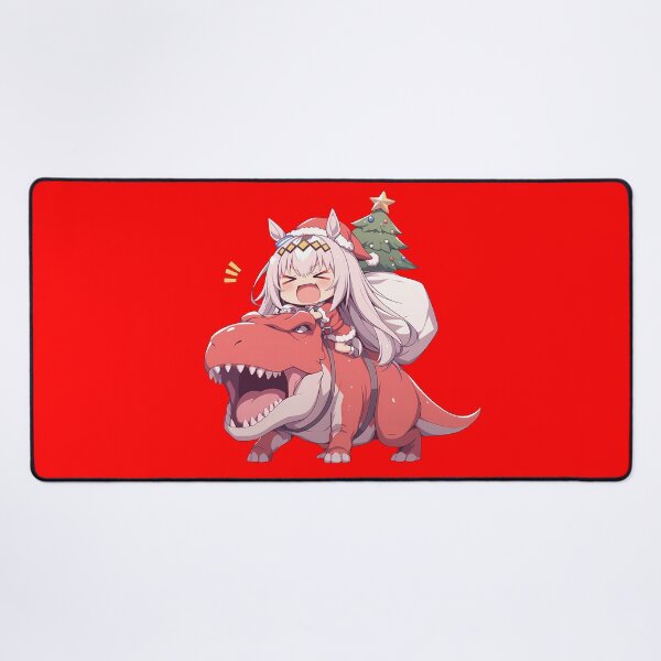 Item preview, Oguri Cap Uma Musume Pretty Derby Anime Girl Christmas Dinosaur Journey designed and sold by TorbenKuhano.