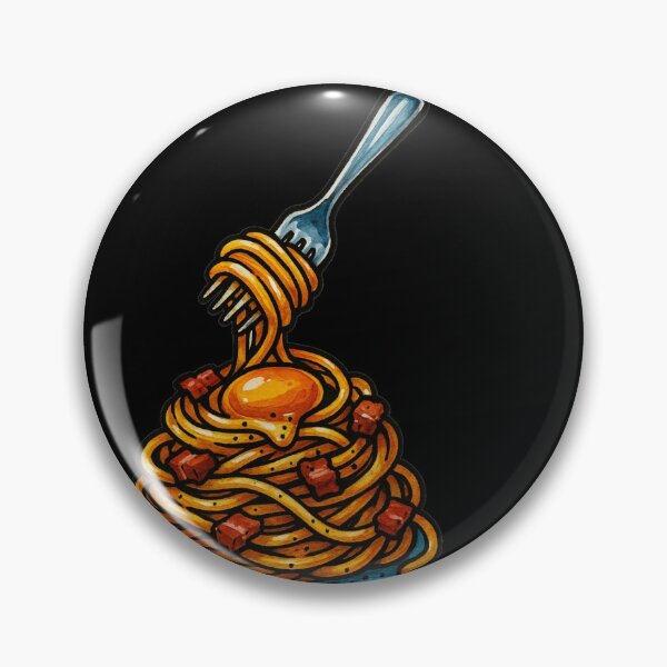 Item preview, Cozy Food Lust – Creamy Carbonara Spaghetti Twirl – Gift for Pasta Lover – Bold Marker Art • Warm Comfort Style designed and sold by JacobKAurumhead.