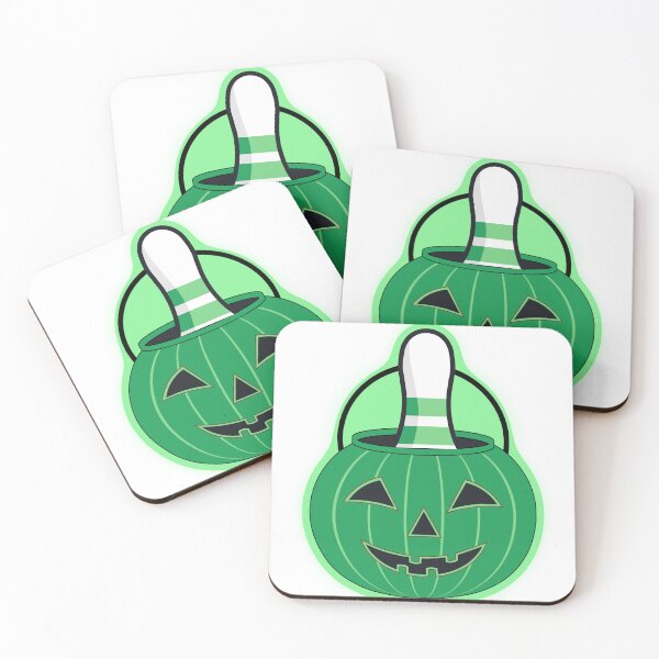 Item preview, Pumpkin bucket pin designed and sold by BowlingAlleyGirl.
