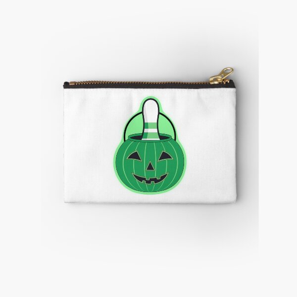 Item preview, Pumpkin bucket pin designed and sold by BowlingAlleyGirl.