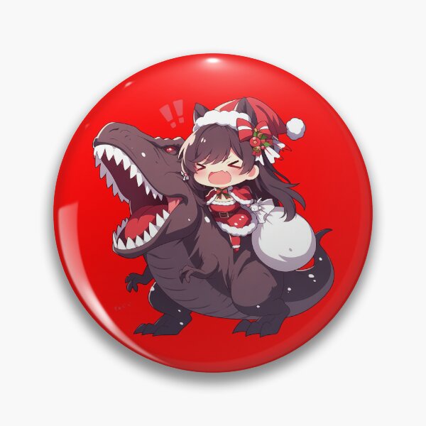 Item preview, Atago Azur Lane Anime Girl Christmas Dinosaur Delight designed and sold by TorbenKuhano.