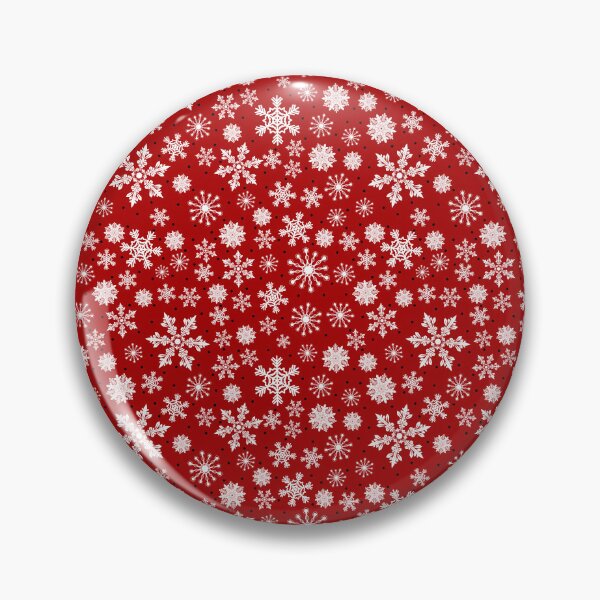 Item preview, Festive Snowflake Christmas Mouse Pad - Elegant Red & White Winter Wonderland Design designed and sold by FestivityFinds.
