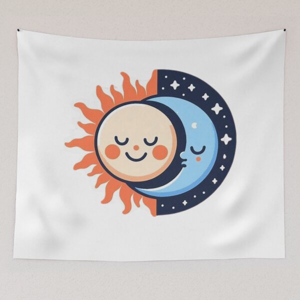 Item preview, Sun & Moon Duo – Day & Night Harmony designed and sold by t-shirts4you4.