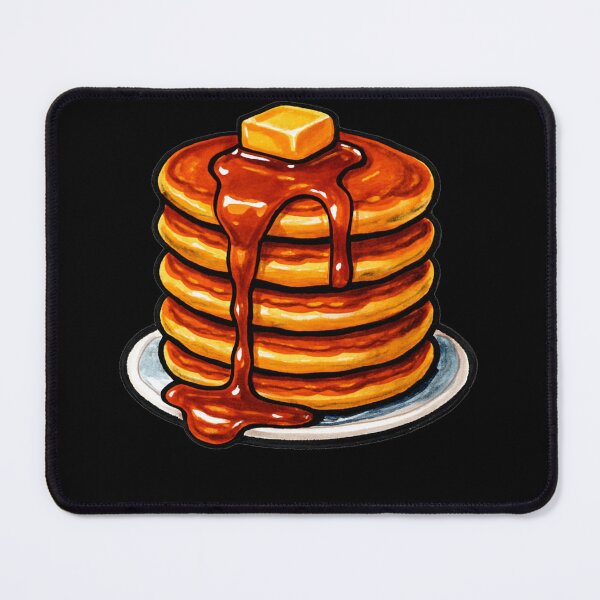 Item preview, Cozy Food Lust – Maple Drip Pancake Stack – Gift for Breakfast Lover – Bold Marker Art • Sweet Comfort Style designed and sold by JacobKAurumhead.