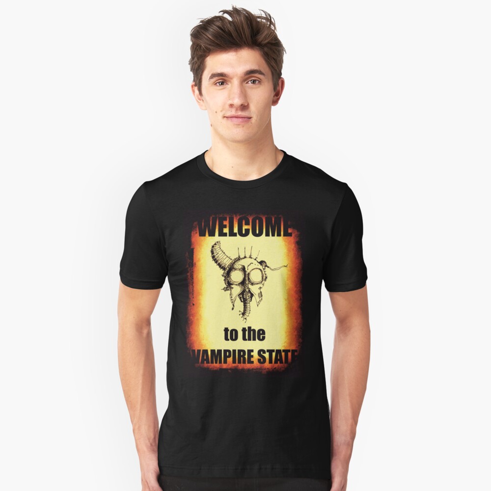 Welcome to the Vampire State Slim Fit T-Shirt