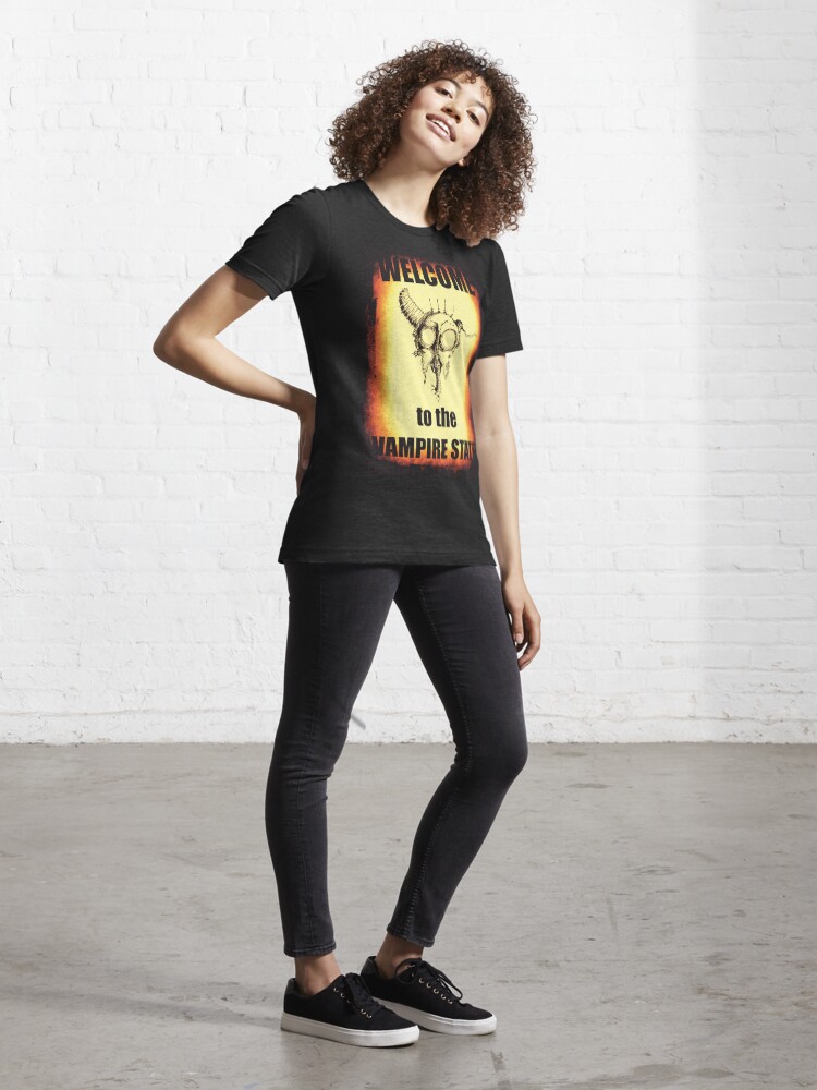 Alternate view of Welcome to the Vampire State Essential T-Shirt