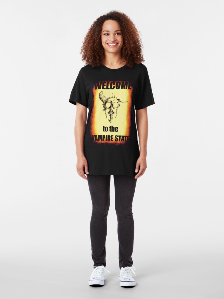 Alternate view of Welcome to the Vampire State Slim Fit T-Shirt