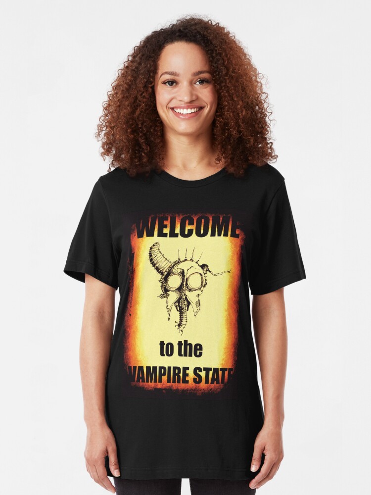 Alternate view of Welcome to the Vampire State Slim Fit T-Shirt