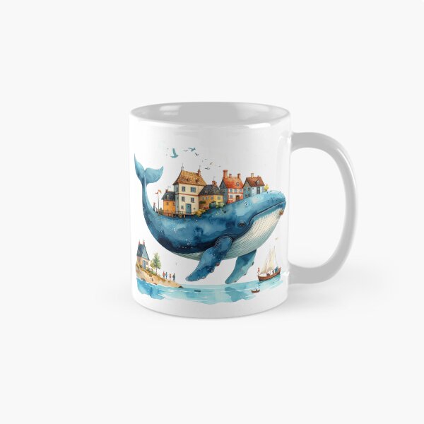 Item preview, The Sky Village on a Whale’s Back designed and sold by mcraft studio.