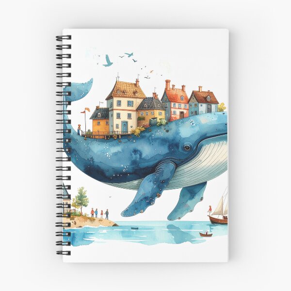 Item preview, The Sky Village on a Whale’s Back designed and sold by mcraft studio.