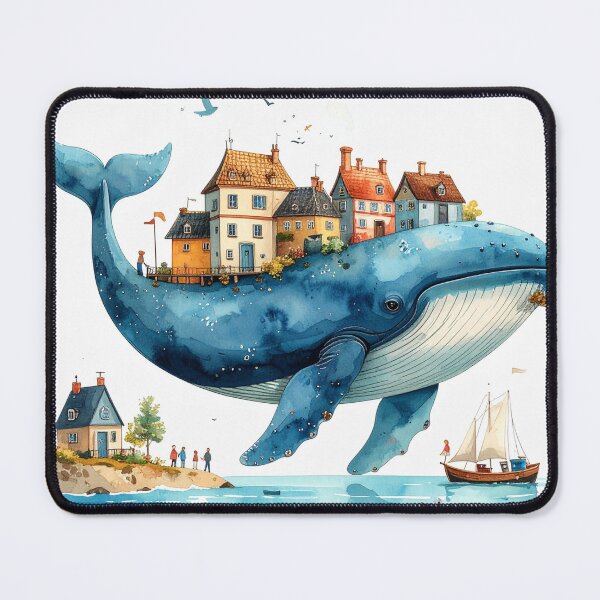 Item preview, The Sky Village on a Whale’s Back designed and sold by mcraft studio.
