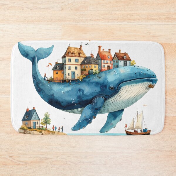 Item preview, The Sky Village on a Whale’s Back designed and sold by mcraft studio.