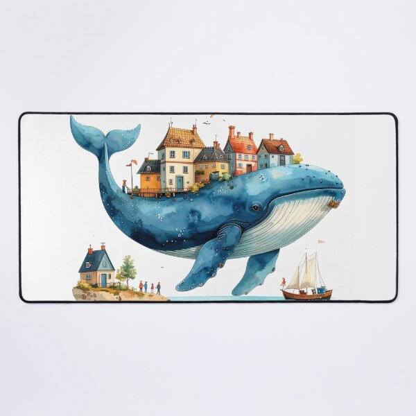 Item preview, The Sky Village on a Whale’s Back designed and sold by mcraft studio.