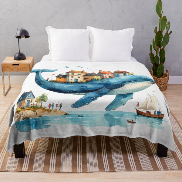 Item preview, The Sky Village on a Whale’s Back designed and sold by mcraft studio.