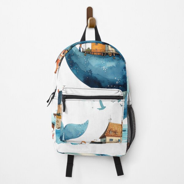 Item preview, The Sky Village on a Whale’s Back designed and sold by mcraft studio.