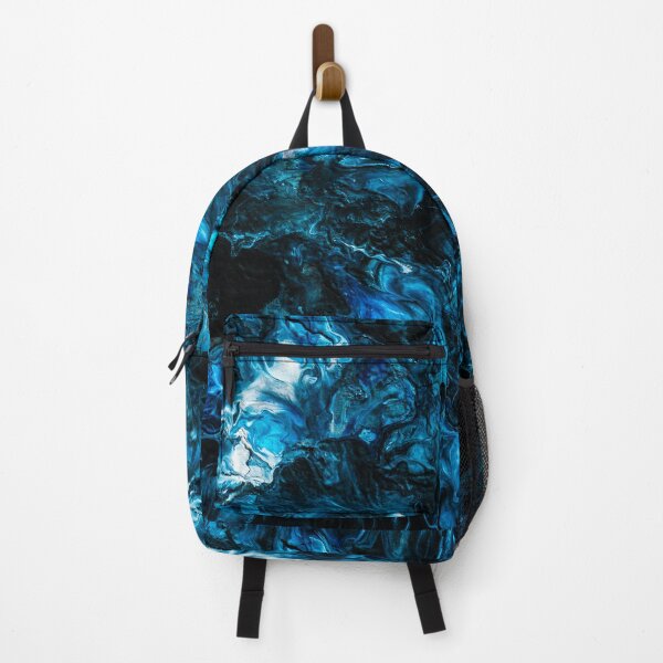 Item preview, Ethereal Depths – Abstract Blue and Black Fluid Art designed and sold by kenglishart.
