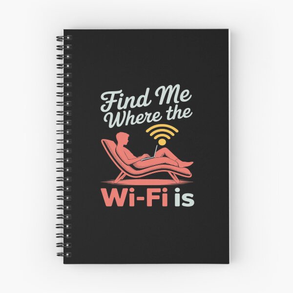 Item preview, Find Me Where the Wi-Fi Is Graphic designed and sold by JulienAureo.