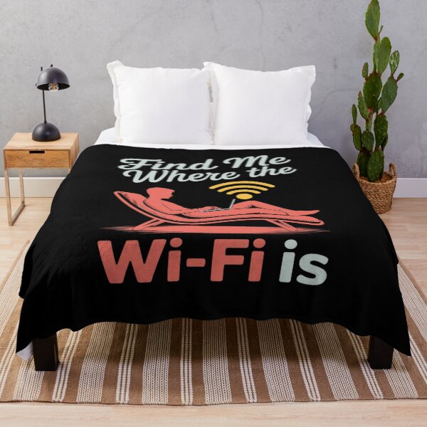 Item preview, Find Me Where the Wi-Fi Is Graphic designed and sold by JulienAureo.