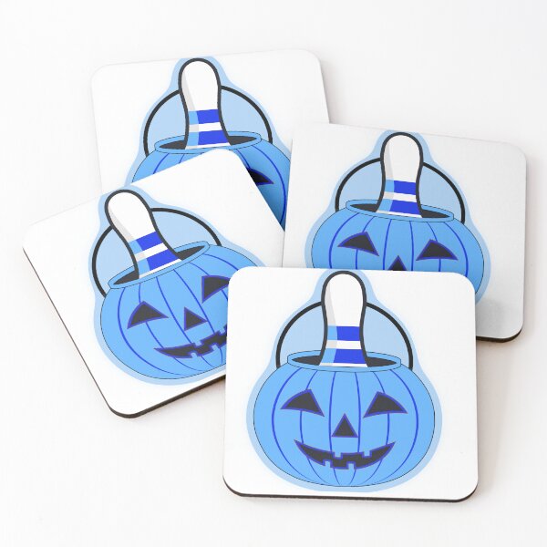 Item preview, Blue Pumpkin bucket pin designed and sold by BowlingAlleyGirl.