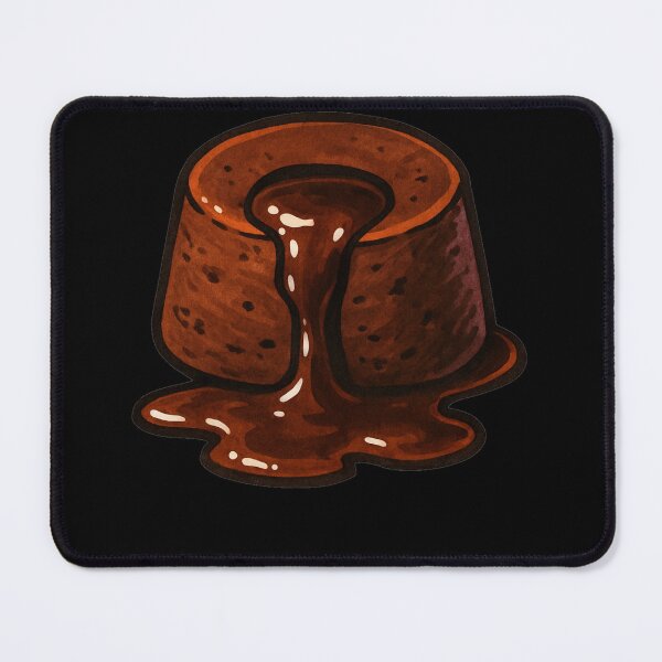 Item preview, Cozy Food Lust – Molten Chocolate Lava Cake – Gift for Dessert Lover – Bold Marker Art • Gooey Indulgent Style designed and sold by JacobKAurumhead.