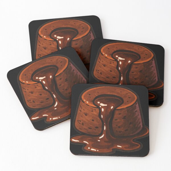 Item preview, Cozy Food Lust – Molten Chocolate Lava Cake – Gift for Dessert Lover – Bold Marker Art • Gooey Indulgent Style designed and sold by JacobKAurumhead.