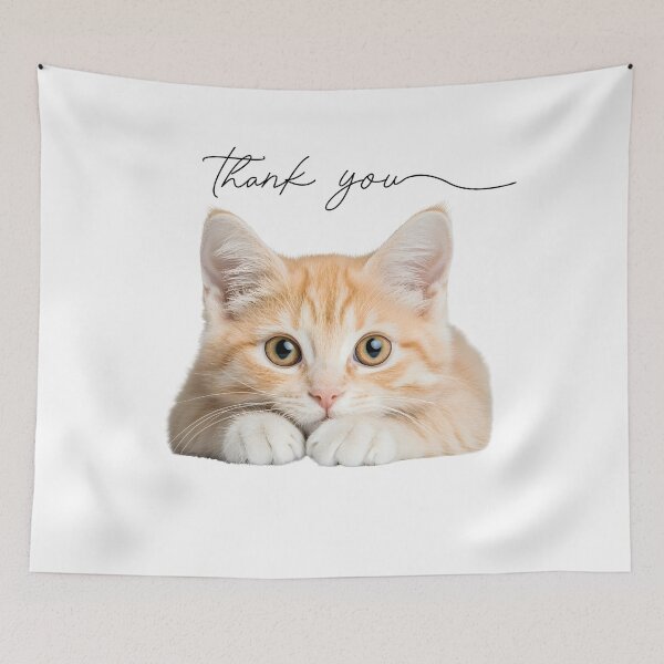 Item preview, Cozy Cat's Chin Rest: A Heartfelt Thank You designed and sold by Naturich.