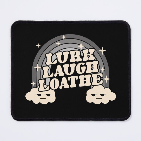 Item preview, Lurk Laugh Loathe Goth Rainbow designed and sold by ChailynReed.