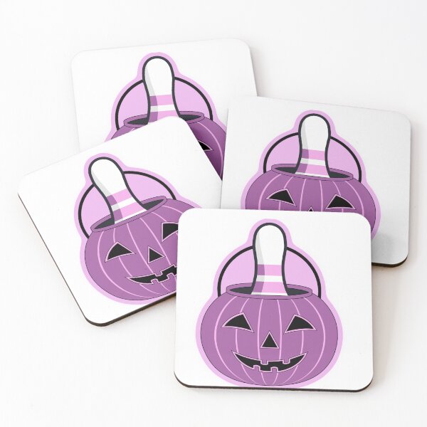 Item preview, Purple pumpkin bucket pin designed and sold by BowlingAlleyGirl.