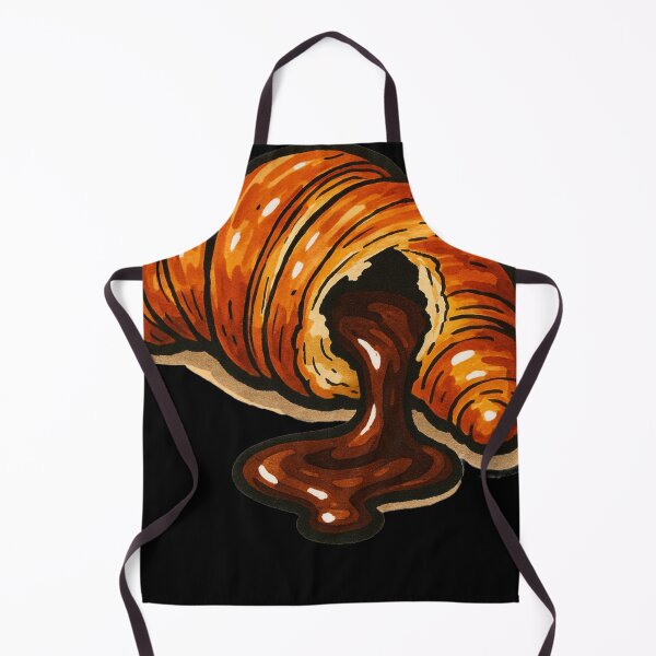 Item preview, Cozy Food Lust – Warm Chocolate-Filled Croissant – Gift for Brunch Lover – Bold Marker Art • Soft Cozy Style designed and sold by JacobKAurumhead.
