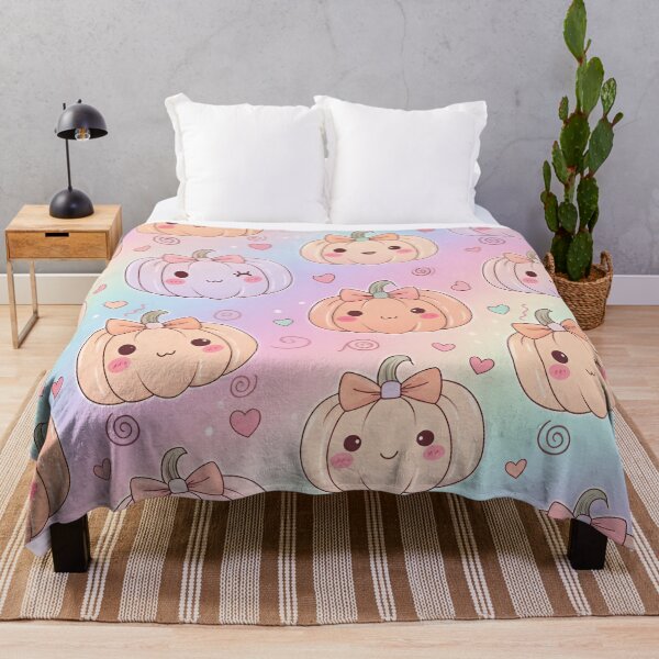 Item preview, Pastel Kawaii Pumpkin Pattern with Bows designed and sold by EsenciaZen.