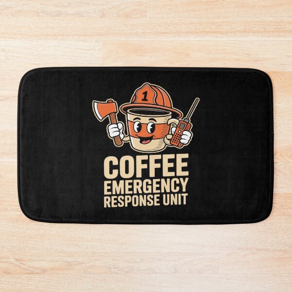 Item preview, Firefighter Coffee Emergency Response Unit Caffeine Crew designed and sold by JulienAureo.