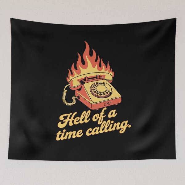 Item preview, Firefighter Rotary Phone Flame Script designed and sold by JulienAureo.