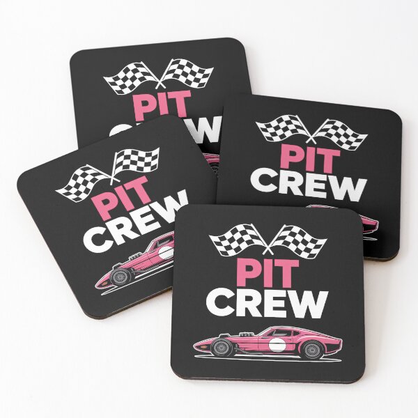Item preview, Pit Crew Adult Kids Girls Boys Pink Racing Car Flag designed and sold by PunkNation-Arts.