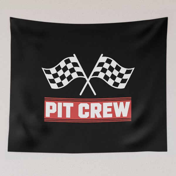 Item preview, PIT CREW Race Car - Hosting Parties designed and sold by PunkNation-Arts.