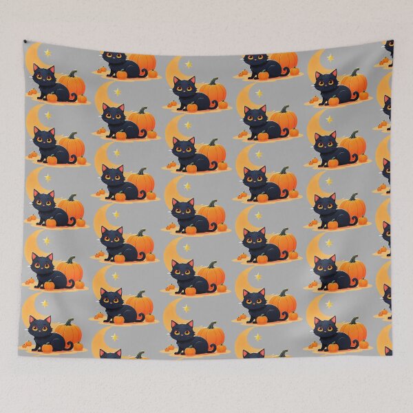 Item preview, Cat in Halloween designed and sold by ArtzyFlow.