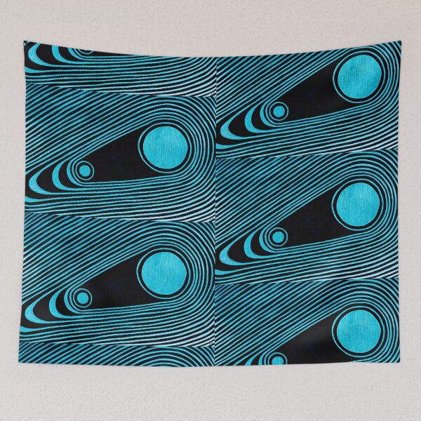 Item preview, Kinetic Tide – Abstract Line & Motion Art designed and sold by kenglishart.