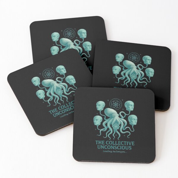 Item preview, The Collective Unconscious – Surreal Octopus Mind Network Art designed and sold by POD DYNASTY | Original Print On Demand T-Shirt Graphics.