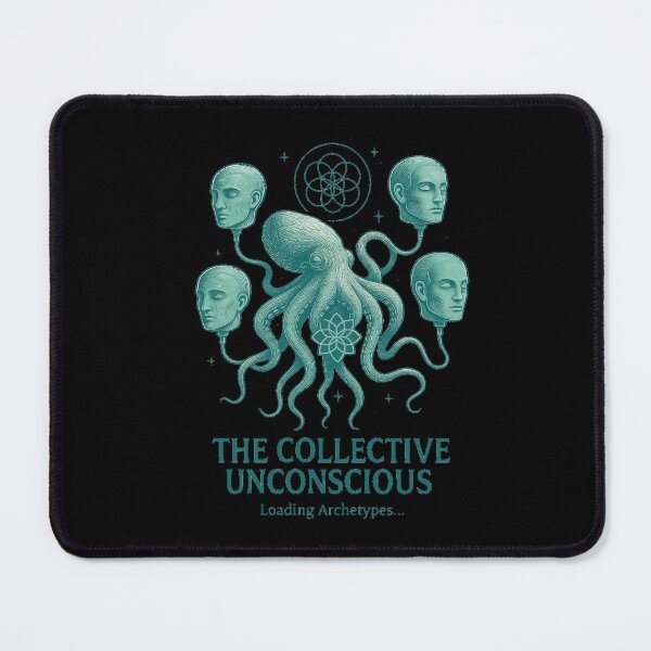 Item preview, The Collective Unconscious – Surreal Octopus Mind Network Art designed and sold by POD DYNASTY | Original Print On Demand T-Shirt Graphics.