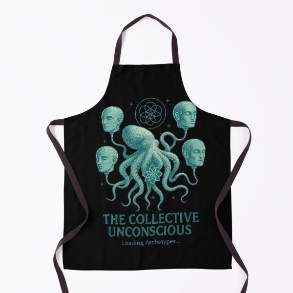 Item preview, The Collective Unconscious – Surreal Octopus Mind Network Art designed and sold by POD DYNASTY | Original Print On Demand T-Shirt Graphics.