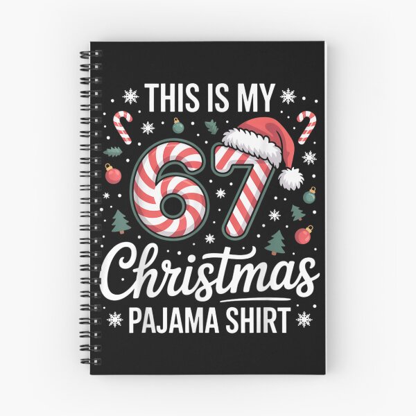 Item preview, Sweet Candycane Number Sixty-Seven Christmas Pajama Shirt Design designed and sold by RuperDelois.