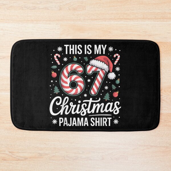 Item preview, Sweet Candycane Number Sixty-Seven Christmas Pajama Shirt Design designed and sold by RuperDelois.