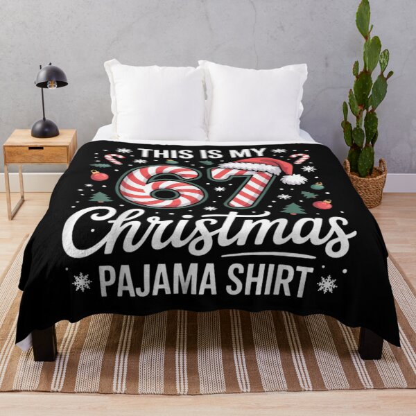 Item preview, Sweet Candycane Number Sixty-Seven Christmas Pajama Shirt Design designed and sold by RuperDelois.