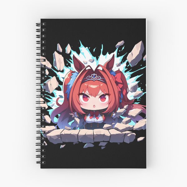 Item preview, Daiwa Scarlet Peeking Chibi Uma Musume Pretty Derby Anime Girl designed and sold by TorbenKuhano.